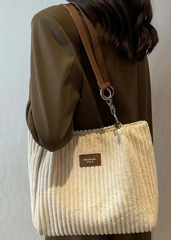 Women's Quilted Shoulder Bag with Dual Strap Design