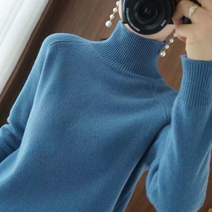 Flynni | Ladies' Turtleneck Knit Sweater