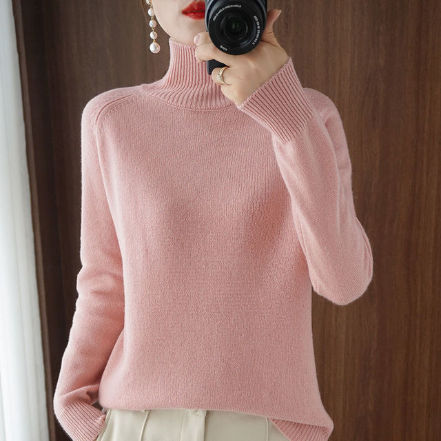 Flynni | Ladies' Turtleneck Knit Sweater