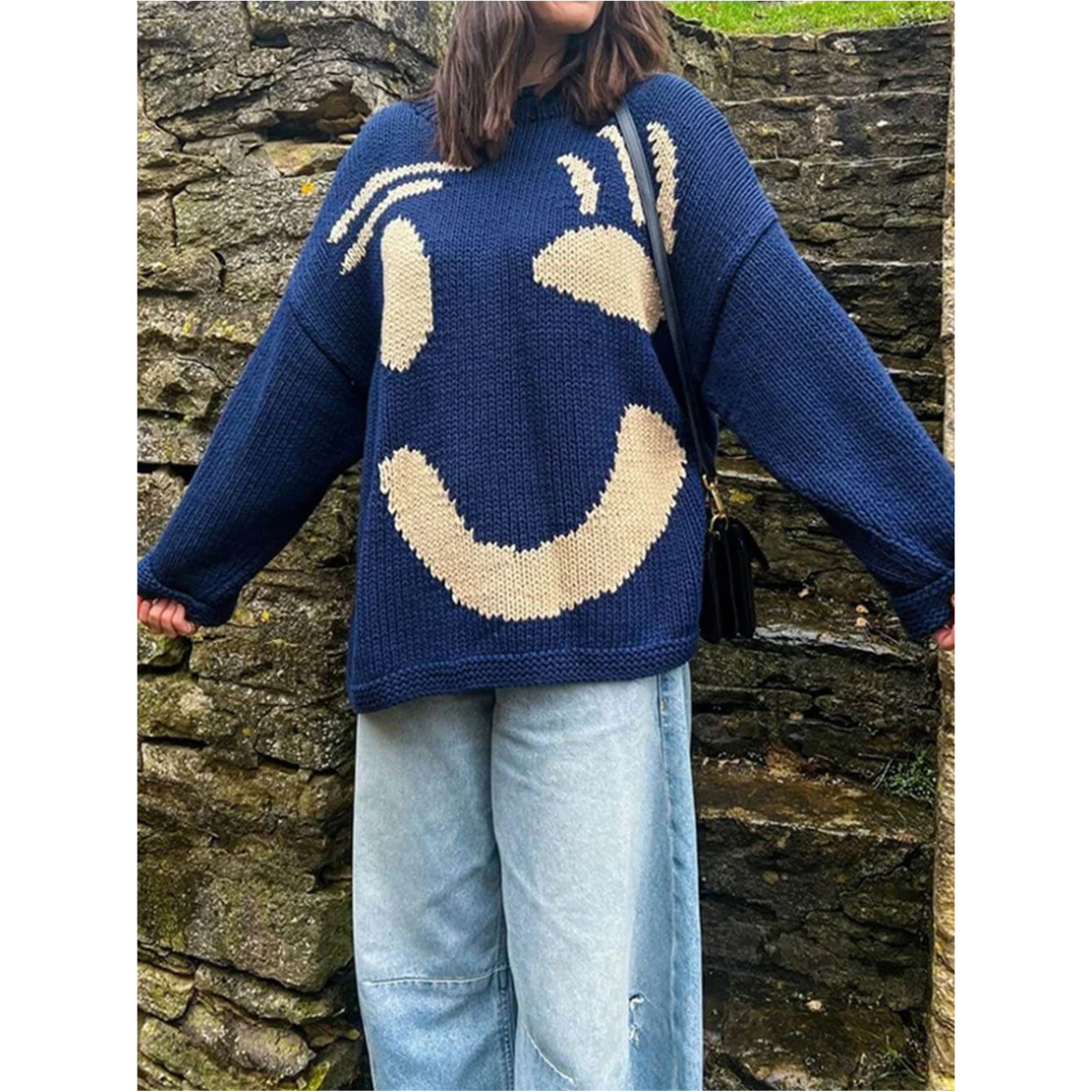Arabellan | Women's Long Sleeve Oversized Knit Sweater