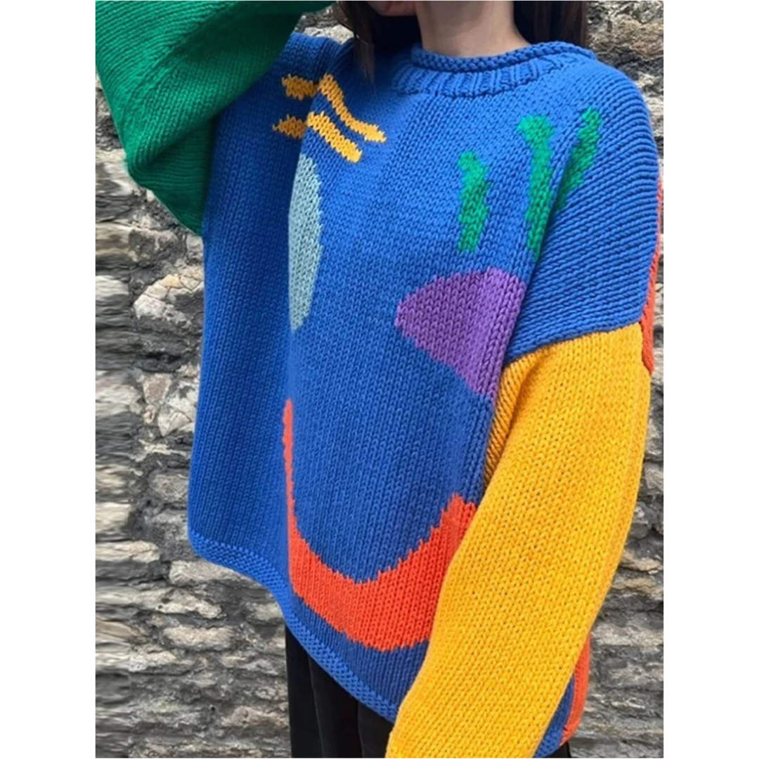 Arabellan | Women's Long Sleeve Oversized Knit Sweater