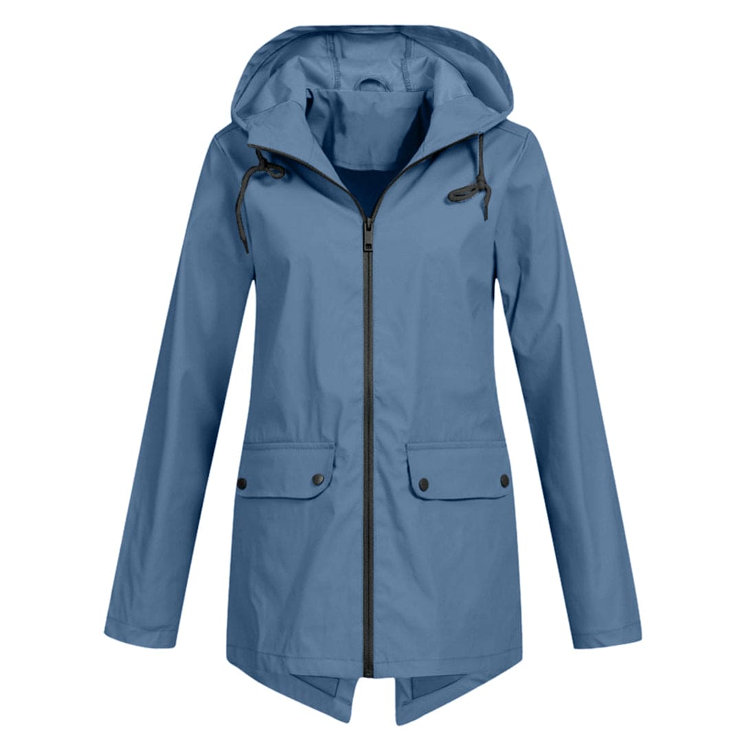 Women's Hooded Lightweight Waterproof Windbreaker Jacket
