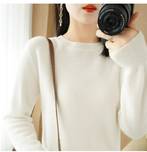 Agneser | Women's Winter Crew Neck Sweater