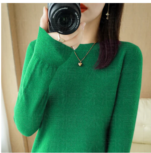 Agneser | Women's Winter Crew Neck Sweater