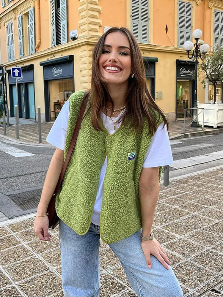 Premium Women's Fleece Vest