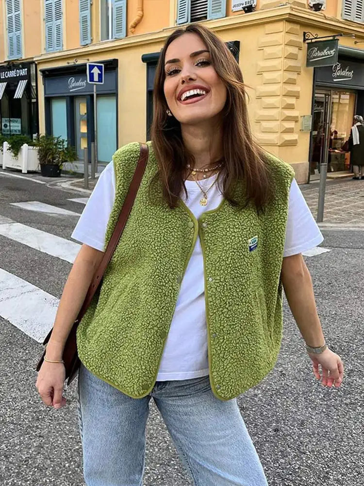 Premium Women's Fleece Vest