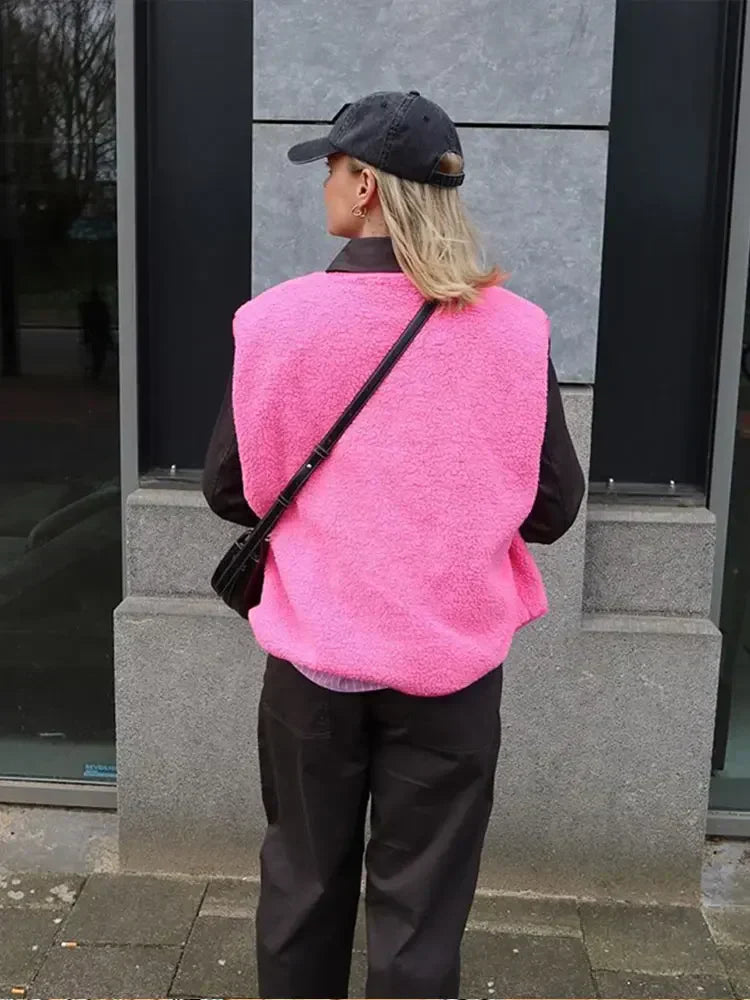 Premium Women's Fleece Vest