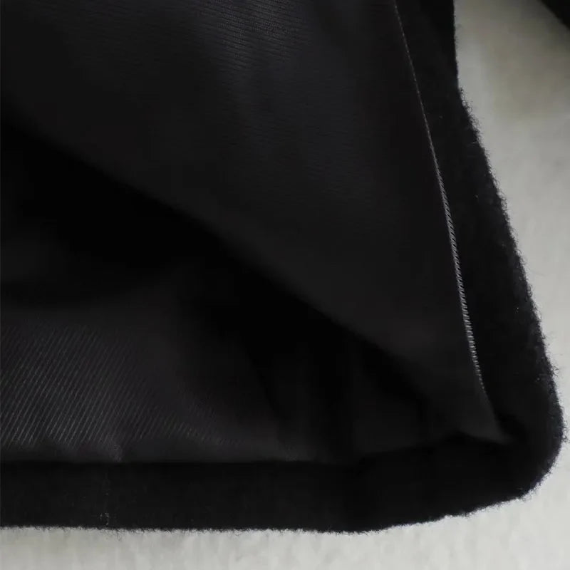 Women's Long Sleeve Round Neck Cropped Bomber Jacket