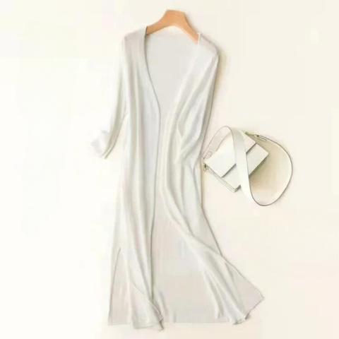 Open Front Long Sleeve Cardigan for Women