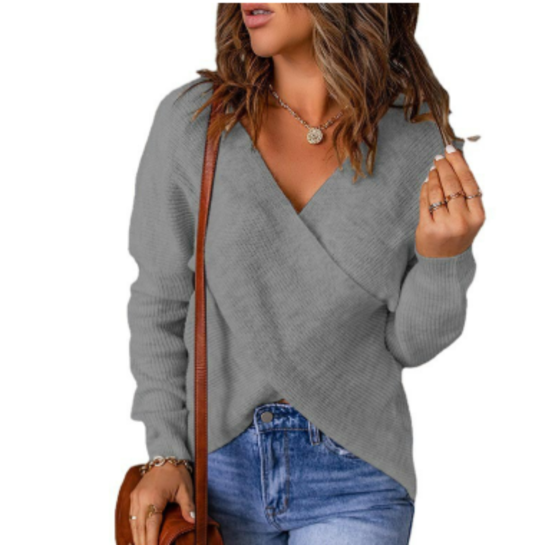 Maddoxa | Women's Crisscross Sweater