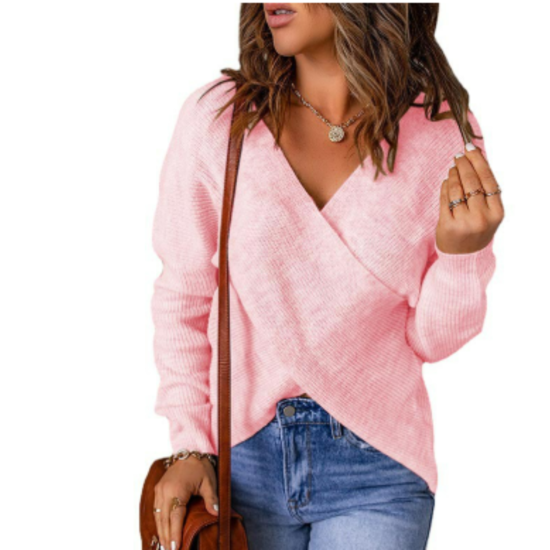 Maddoxa | Women's Crisscross Sweater