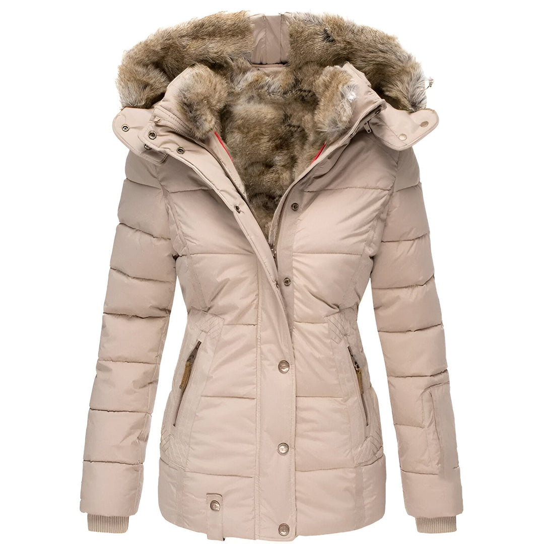 Women's Slim Fit Hooded Puffer Jacket