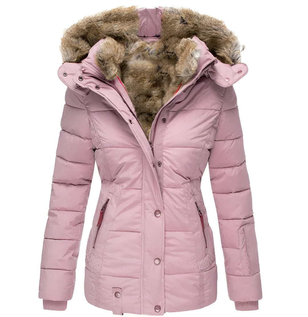 Women's Slim Fit Hooded Puffer Jacket