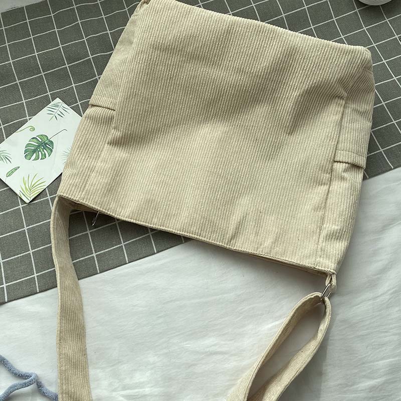 Adjustable Strap Women's Casual Shoulder Bag with Multiple Pockets