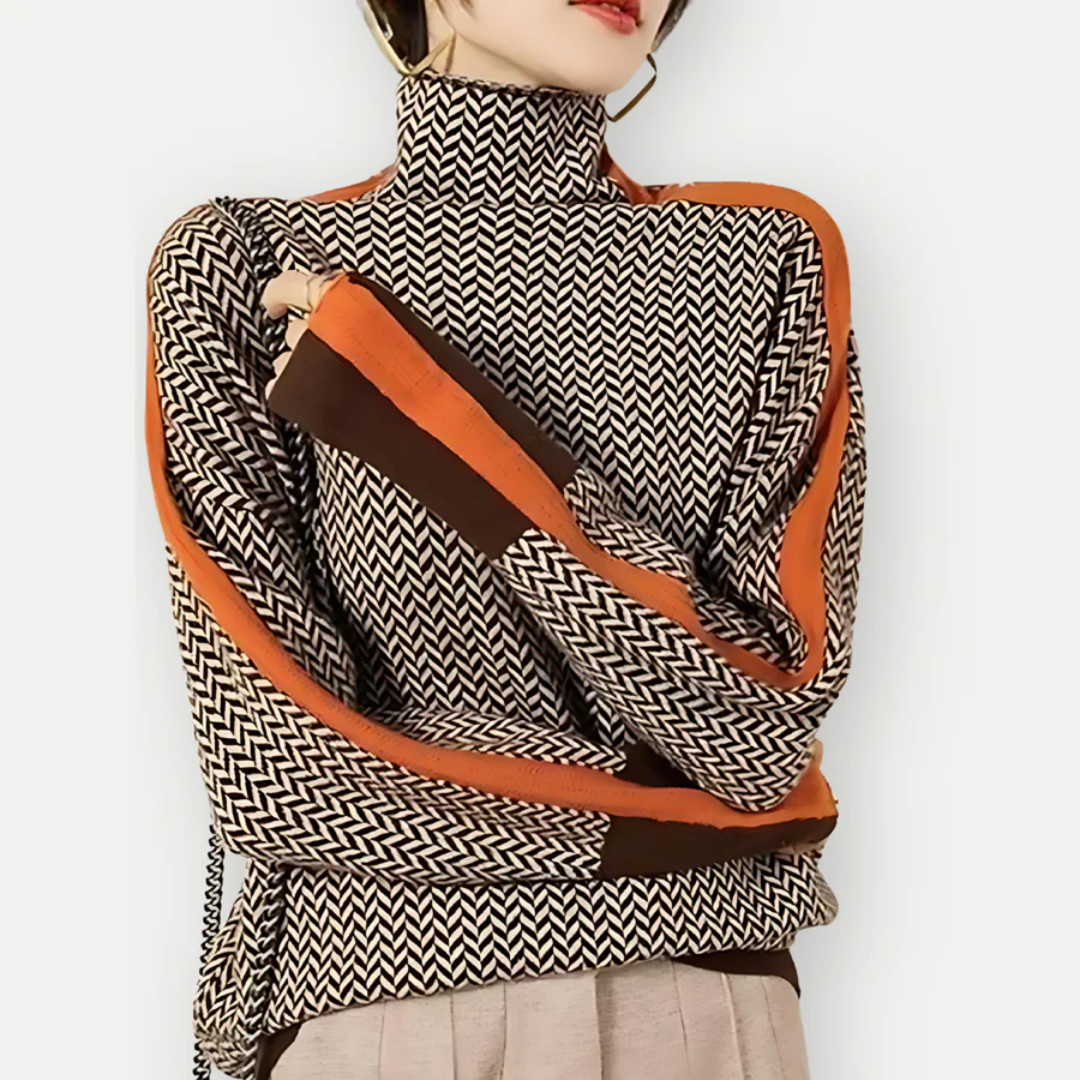 Clauzia | Contemporary Women's Winter Sweater | Long Sleeve Design