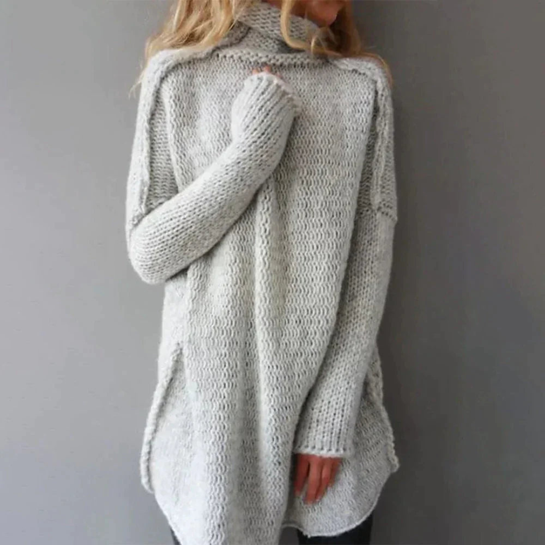 Linar | Oversized Gray Sweater for Women