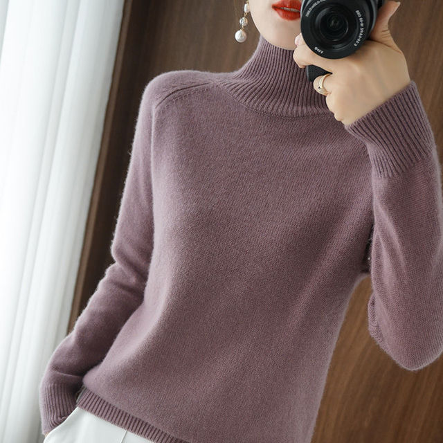 Flynni | Ladies' Turtleneck Knit Sweater
