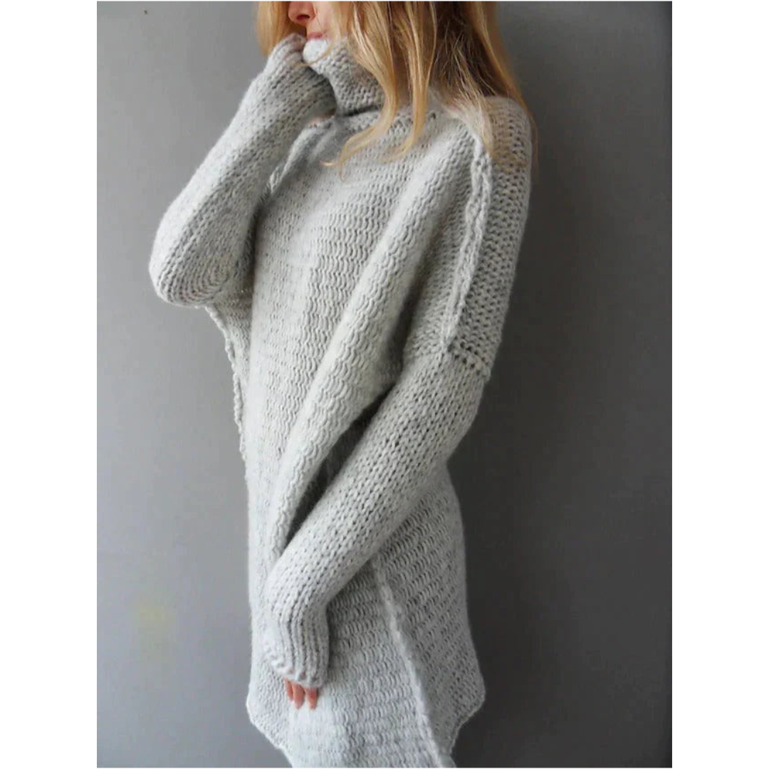 Linar | Oversized Gray Sweater for Women
