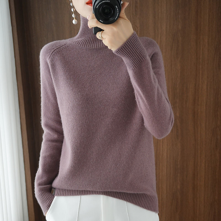 Flynni | Ladies' Turtleneck Knit Sweater