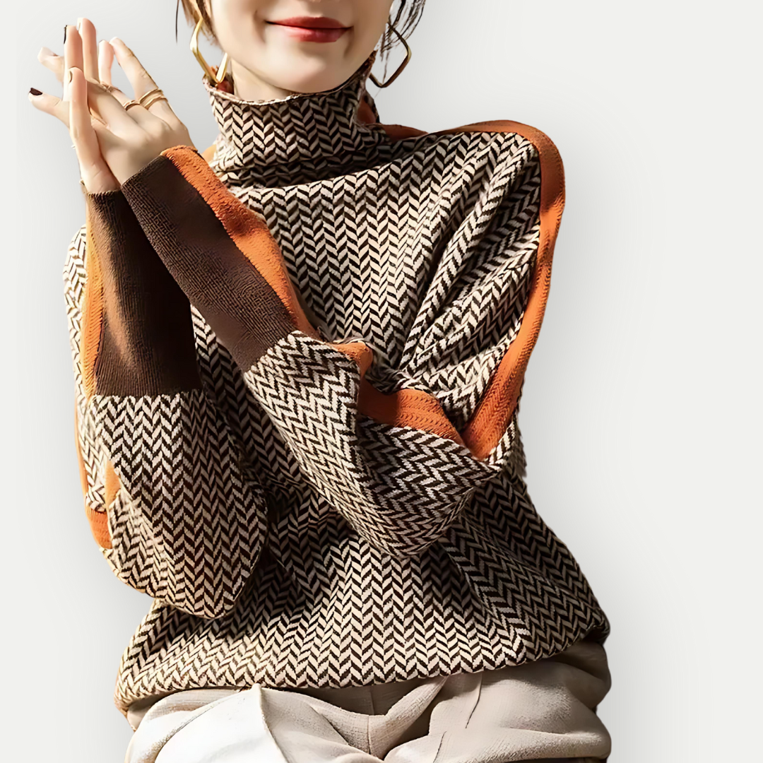 Clauzia | Contemporary Women's Winter Sweater | Long Sleeve Design