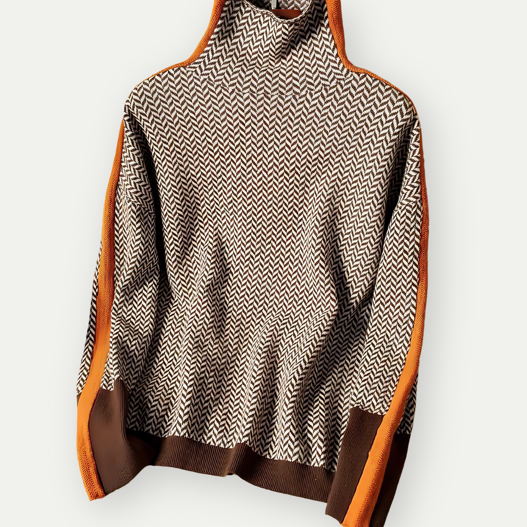 Clauzia | Contemporary Women's Winter Sweater | Long Sleeve Design