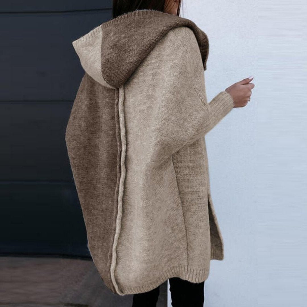 Cascamin | Women's Cozy Hooded Long Cardigan