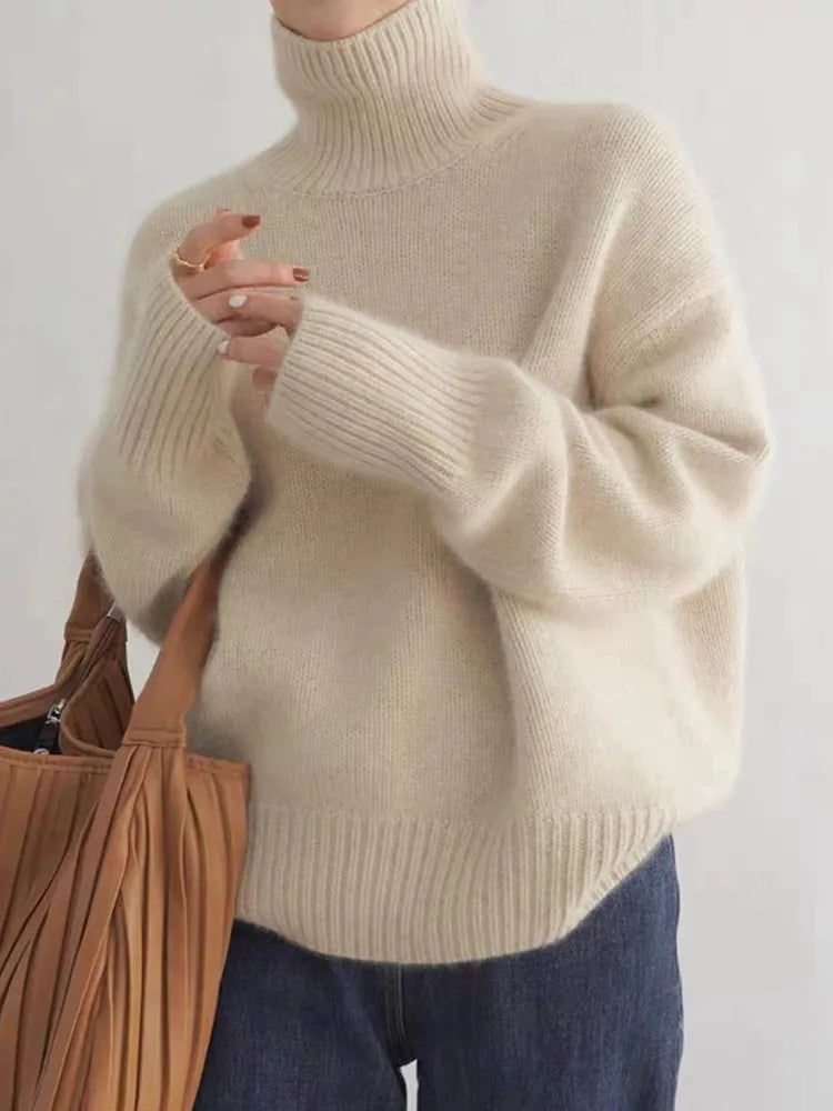 Serenity | Ladies' Turtleneck Knit Sweater