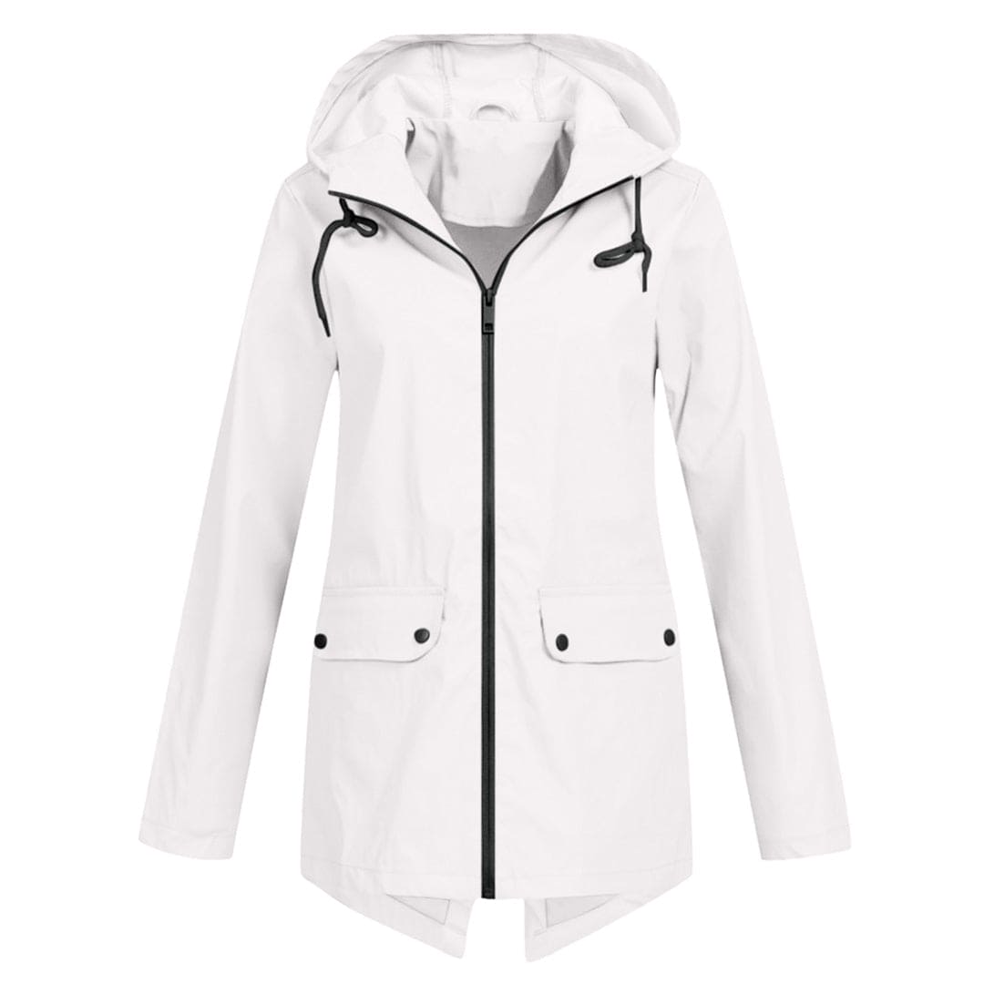 Women's Hooded Lightweight Waterproof Windbreaker Jacket