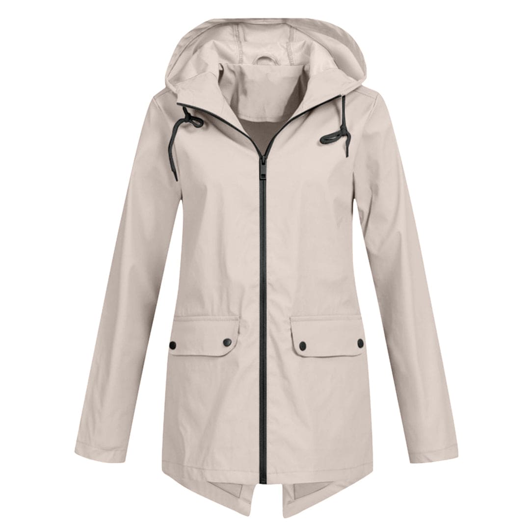 Women's Hooded Lightweight Waterproof Windbreaker Jacket