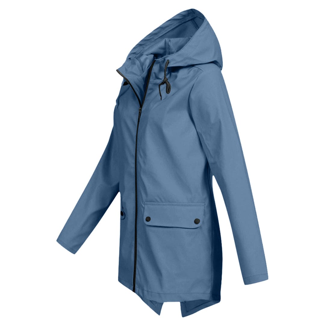 Women's Hooded Lightweight Waterproof Windbreaker Jacket