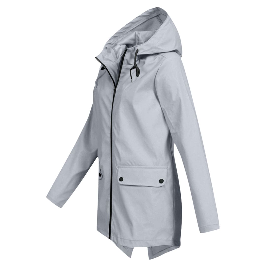 Women's Hooded Lightweight Waterproof Windbreaker Jacket