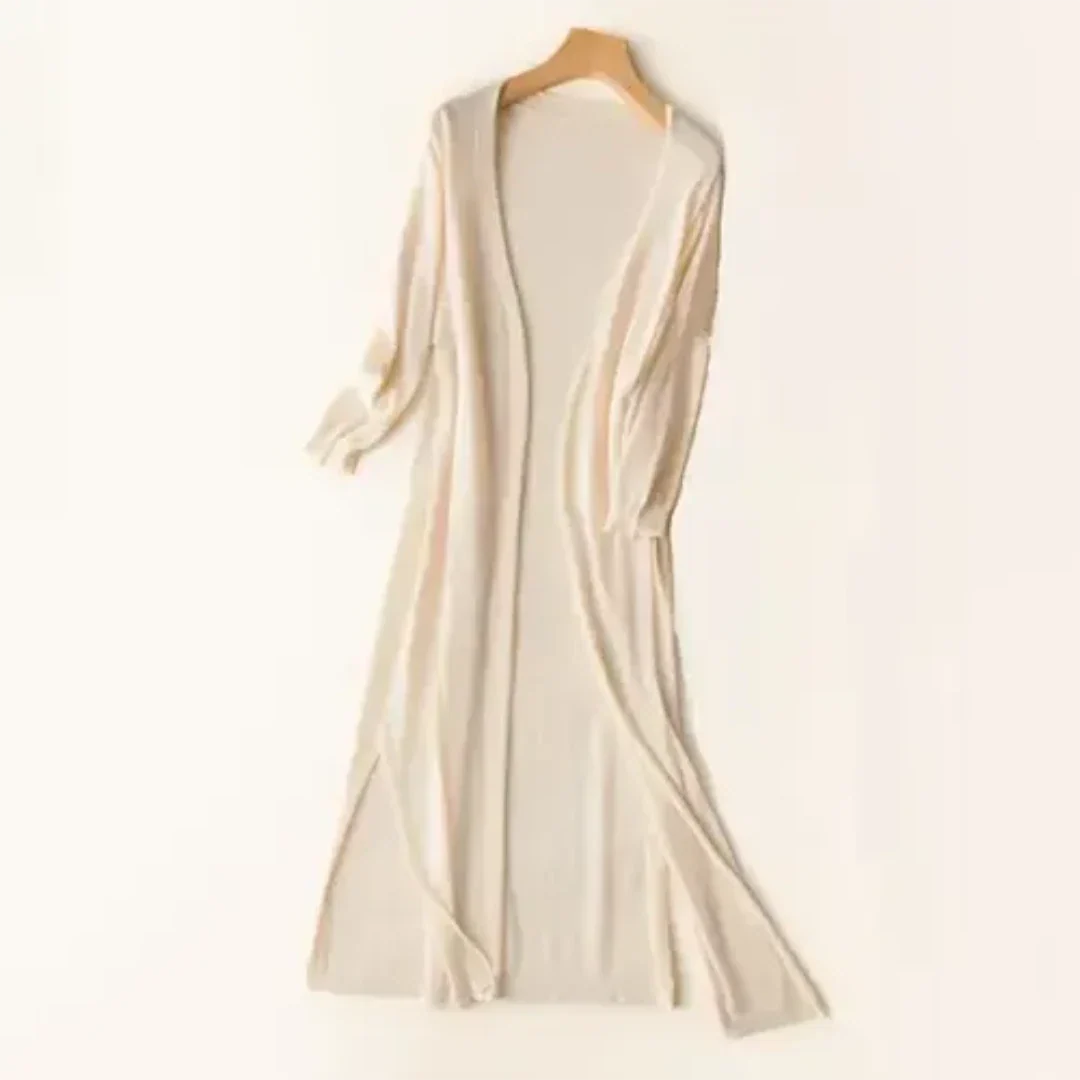 Inezimen | Lightweight Long Modern Cardigan for Women
