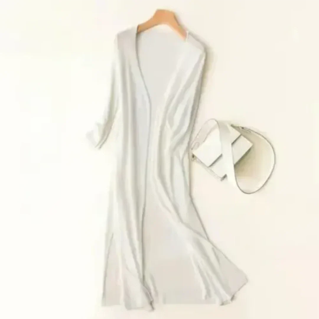 Inezimen | Lightweight Long Modern Cardigan for Women