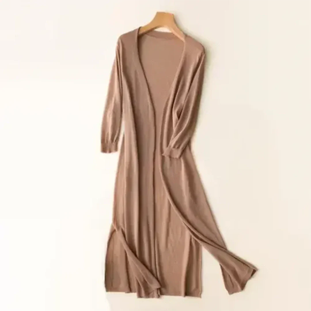 Inezimen | Lightweight Long Modern Cardigan for Women