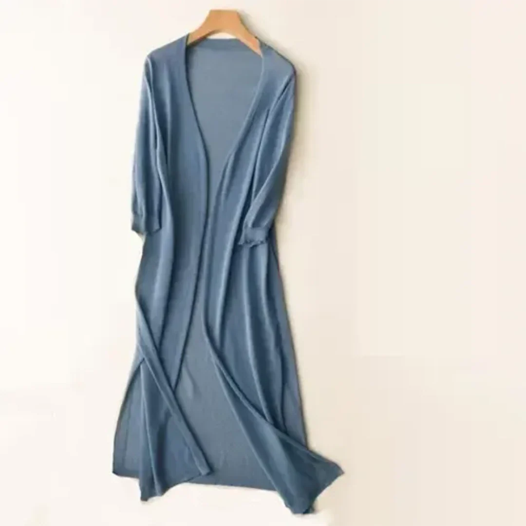 Inezimen | Lightweight Long Modern Cardigan for Women