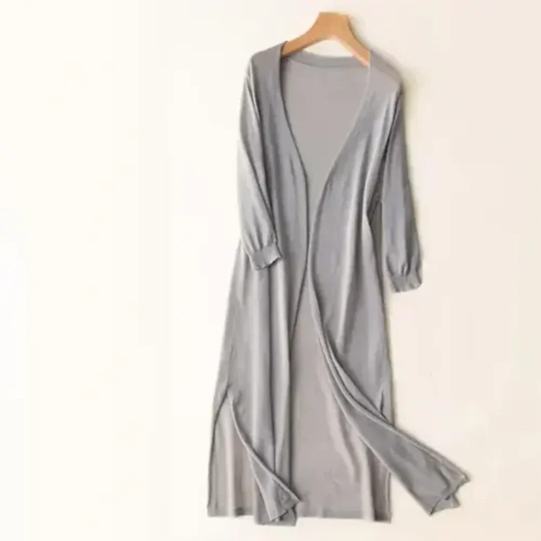 Inezimen | Lightweight Long Modern Cardigan for Women