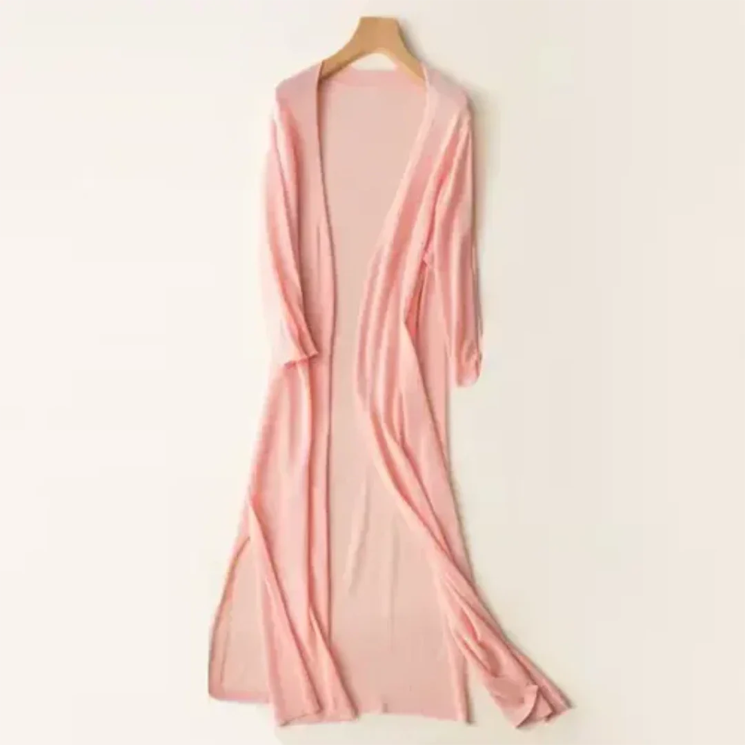 Inezimen | Lightweight Long Modern Cardigan for Women