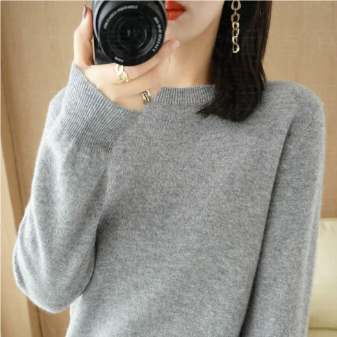 Agneser | Women's Winter Crew Neck Sweater