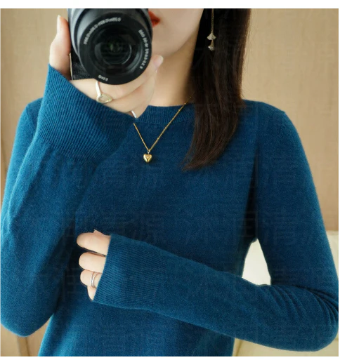 Agneser | Women's Winter Crew Neck Sweater