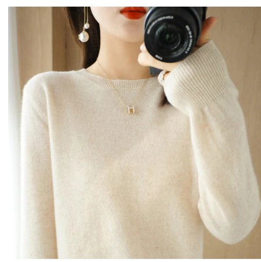 Agneser | Women's Winter Crew Neck Sweater