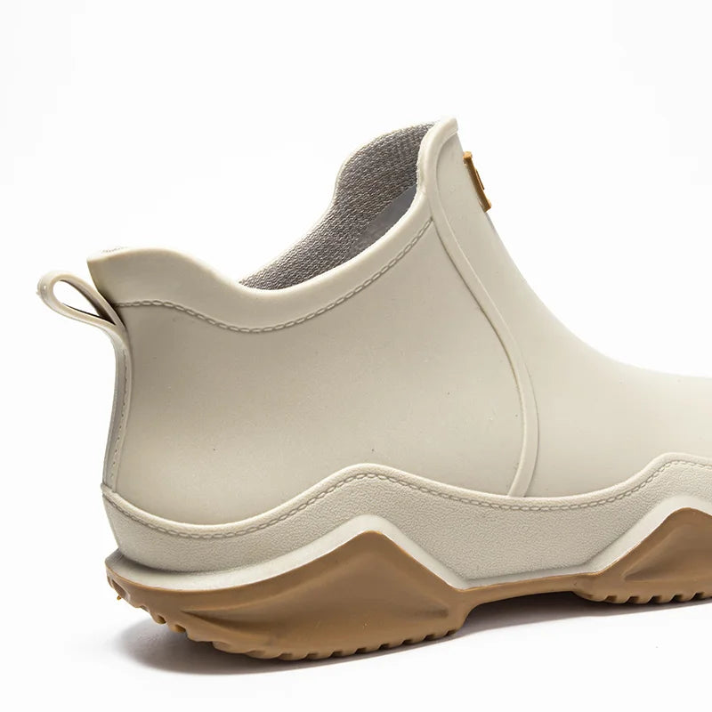 Women's Waterproof Ankle Boots Featuring Slip-Resistant Outsole and Convenient Pull Tab