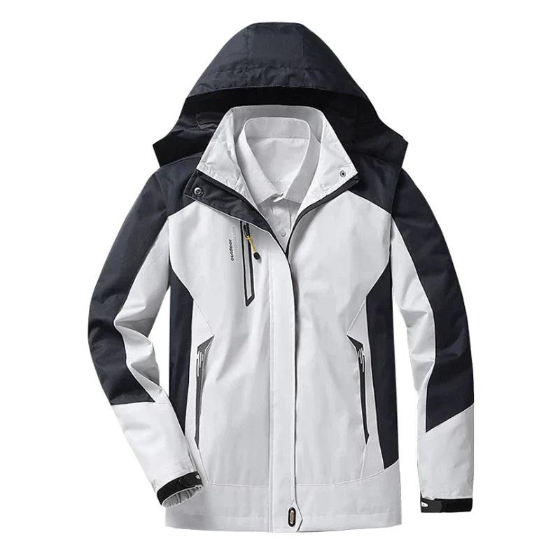 Women's Hooded Sporty Design Waterproof Windbreaker Jacket