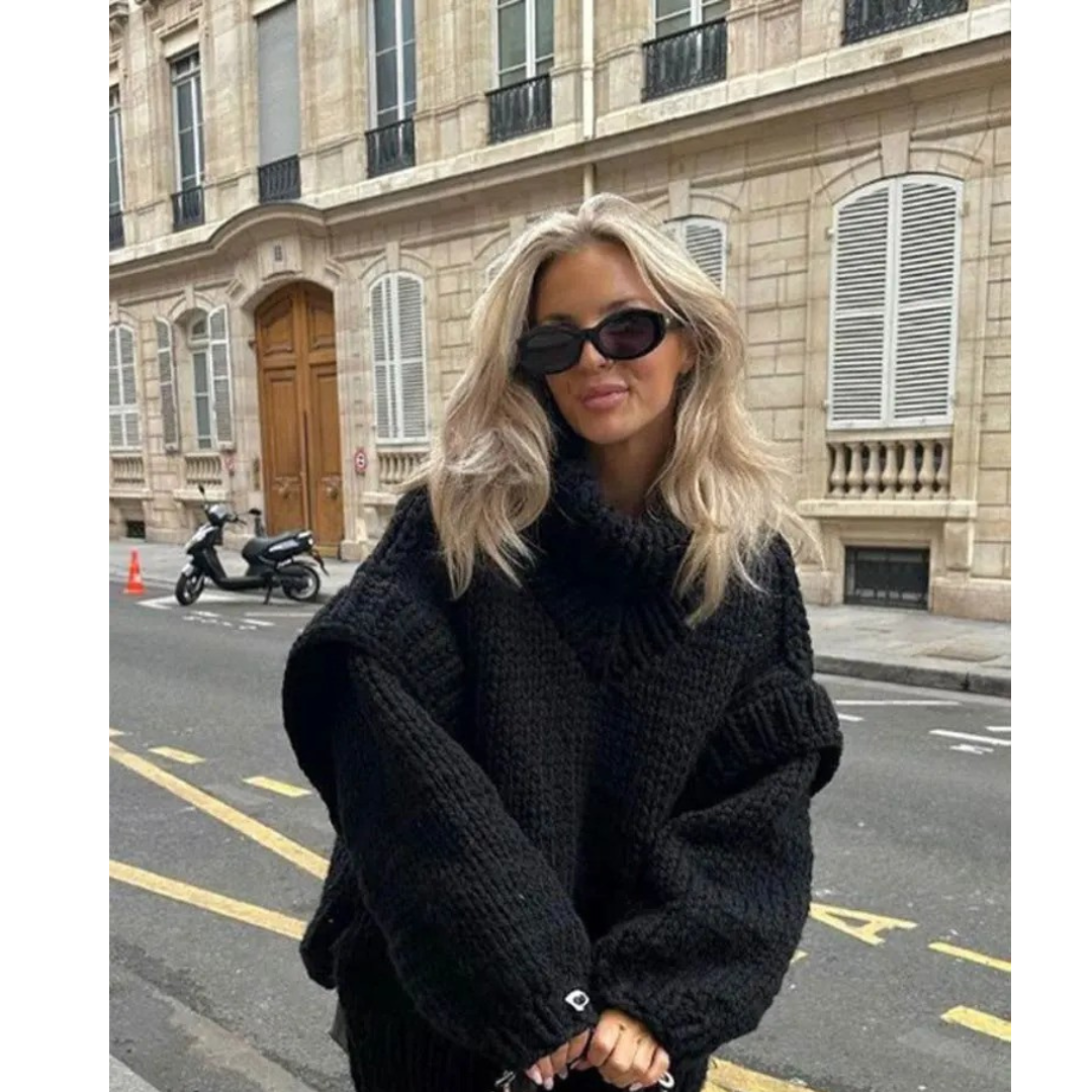Erenabaji | Cozy Oversized Knit Sweater for Women | Warm