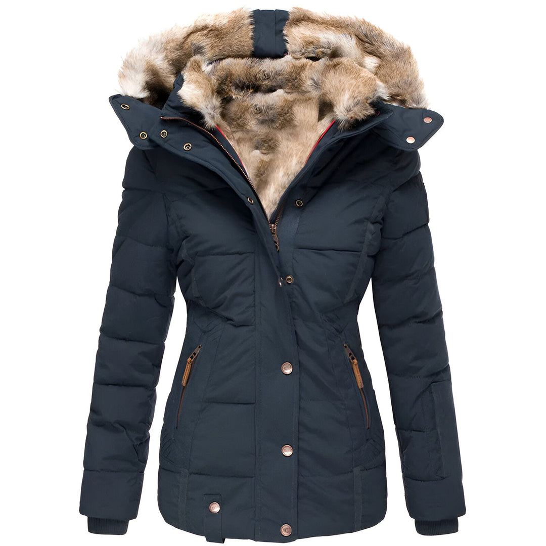 Women's Slim Fit Hooded Puffer Jacket