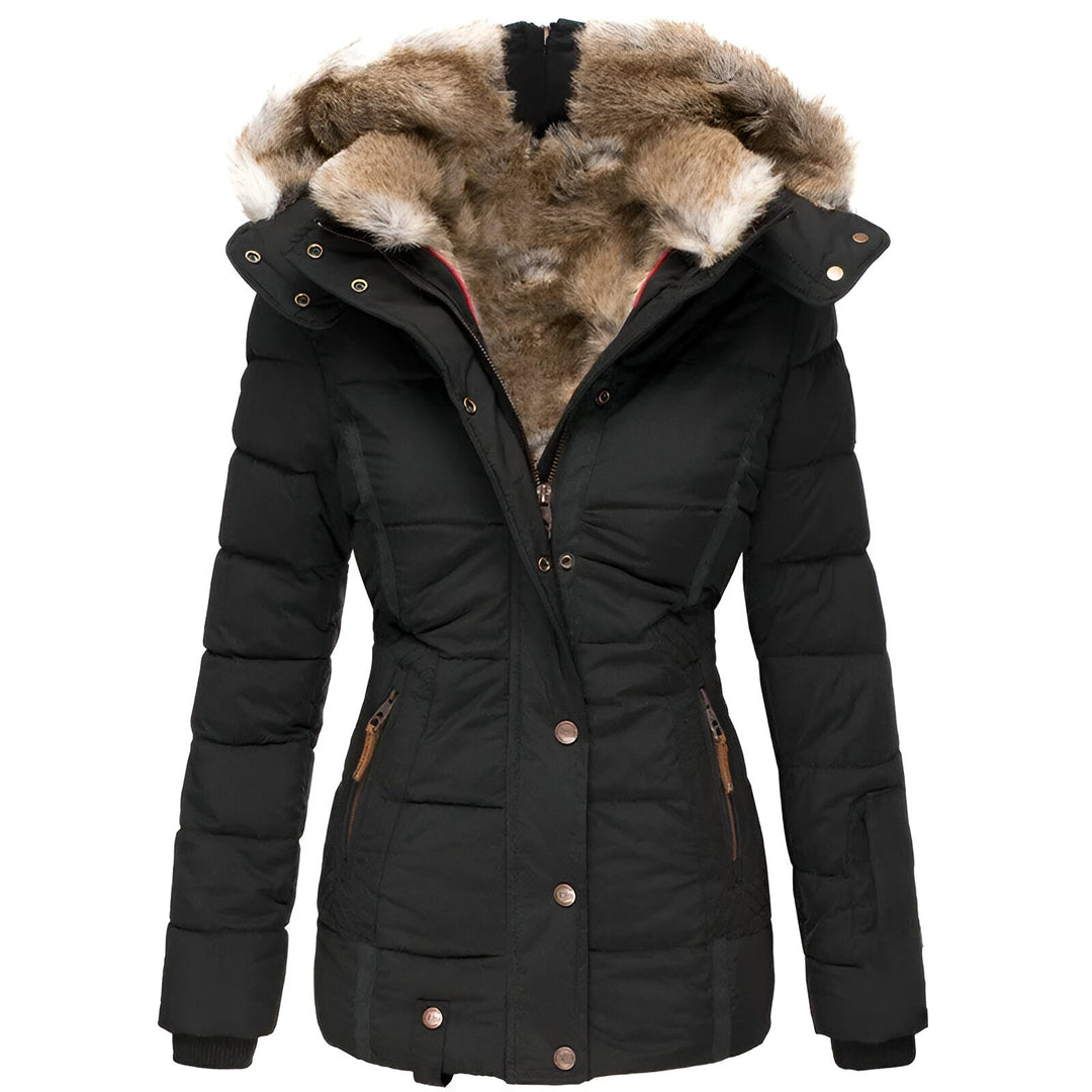 Women's Slim Fit Hooded Puffer Jacket