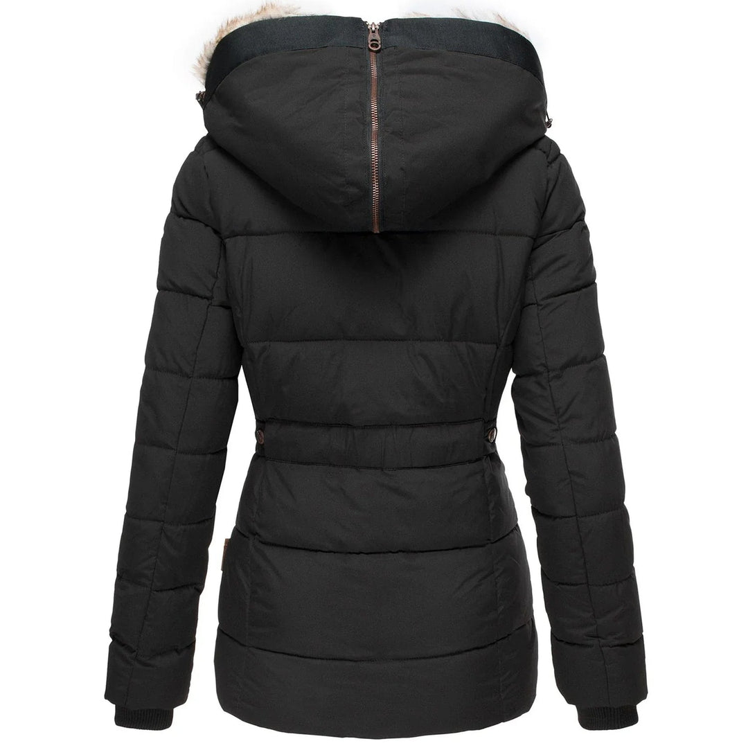 Women's Slim Fit Hooded Puffer Jacket